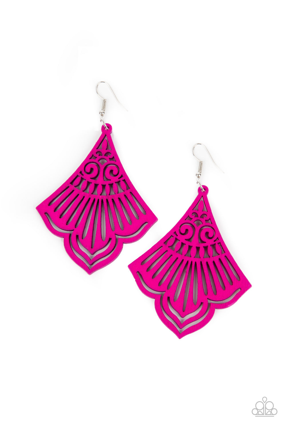 Eastern Escape - pink - Paparazzi earrings