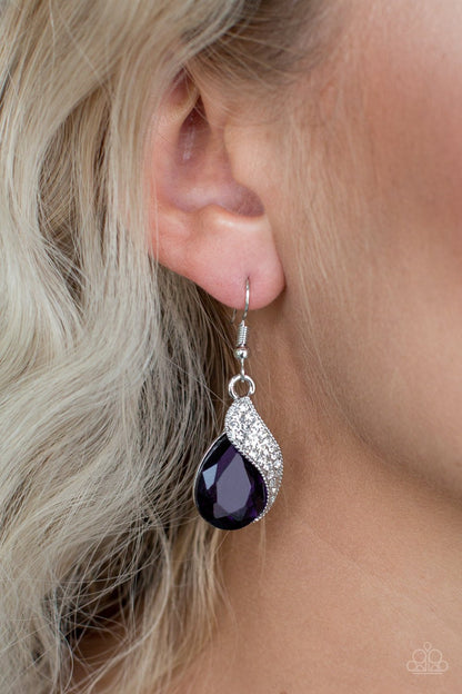 Easy Elegance-purple-Paparazzi earrings