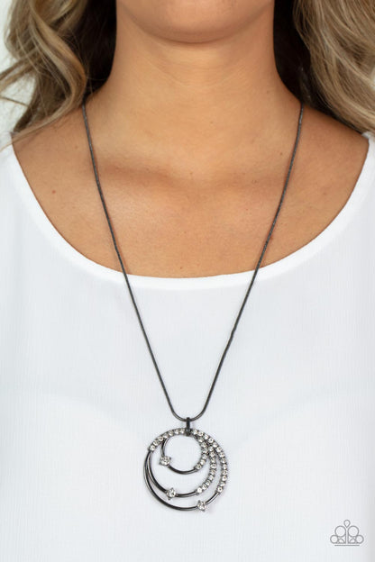 Ecliptic Elegance - black - Paparazzi necklace