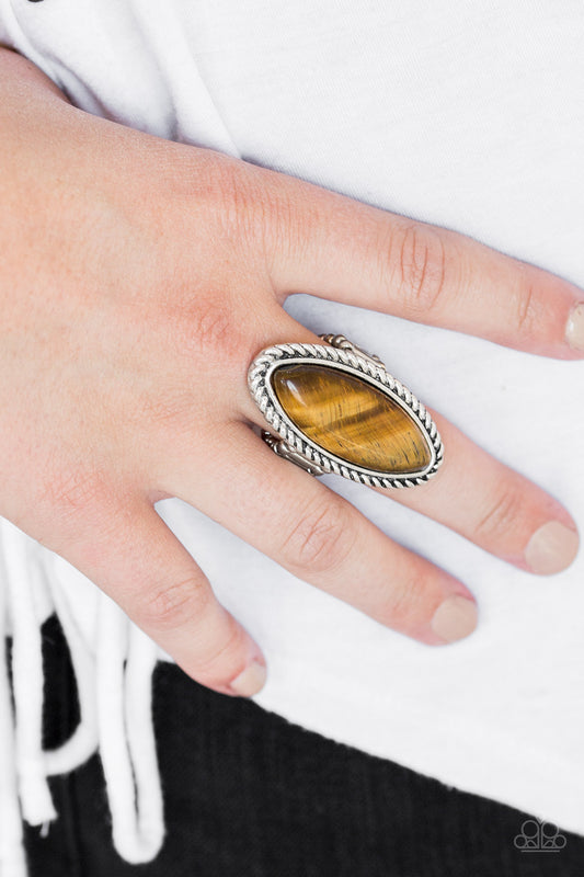 Eco Ego - brown - Paparazzi ring