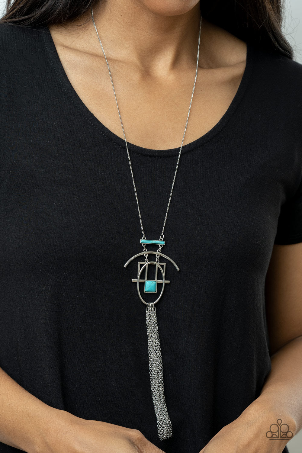 Eco Echoes - blue - Paparazzi necklace