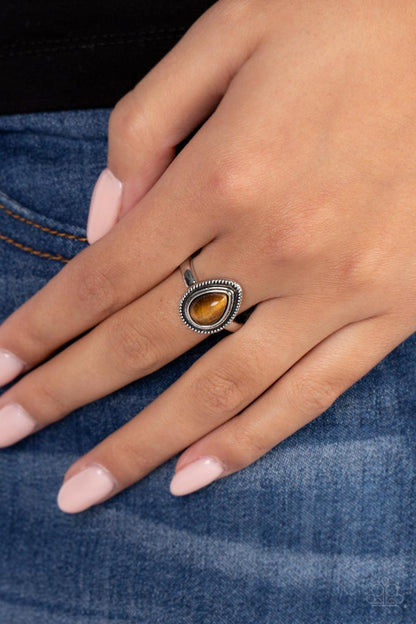 Eco Elements - brown - Paparazzi ring