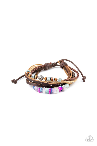 Eco Excursion - multi - Paparazzi bracelet