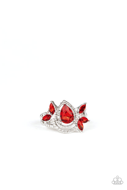 Eden Elegance - red - Paparazzi ring