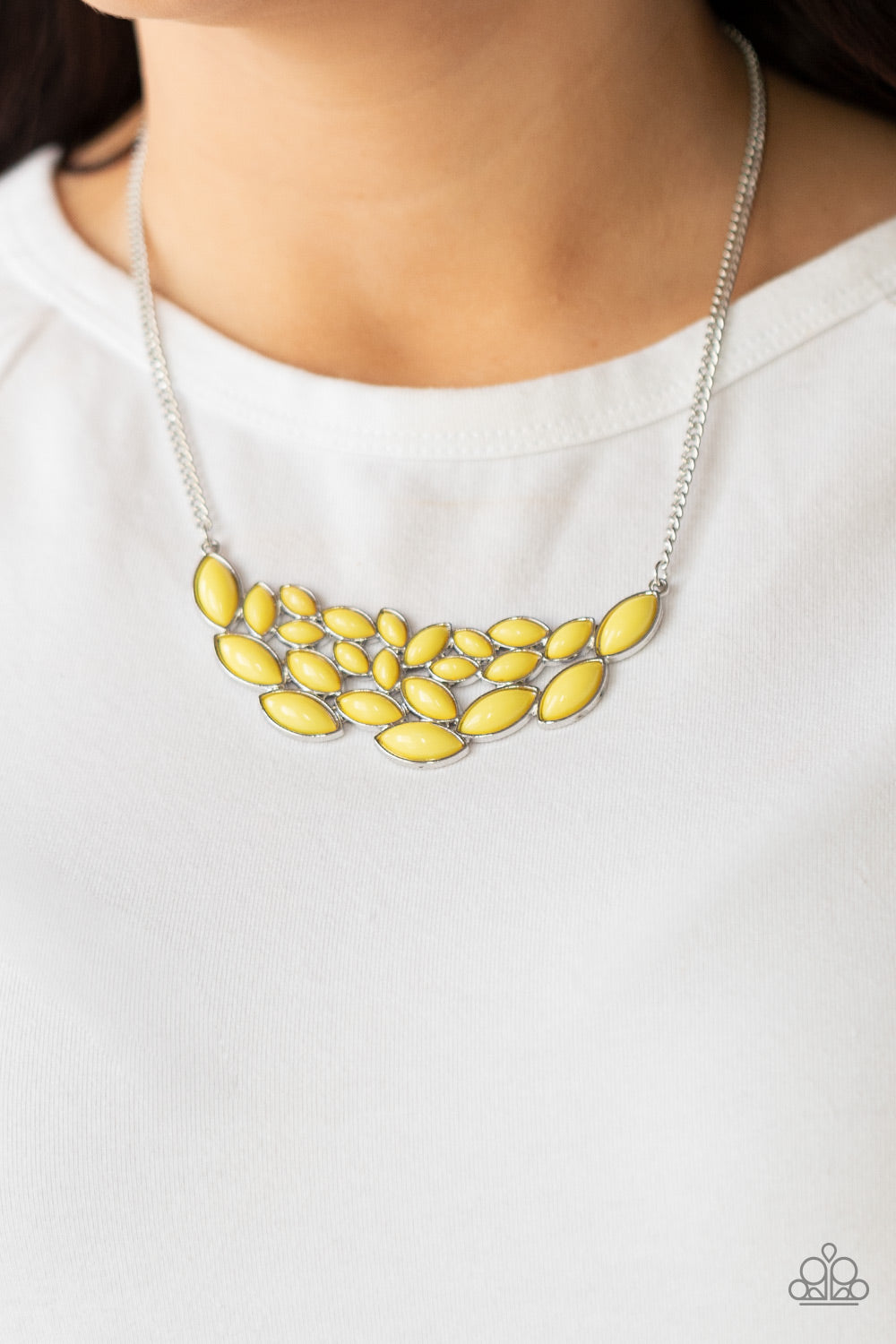 Eden Escape - yellow - Paparazzi necklace
