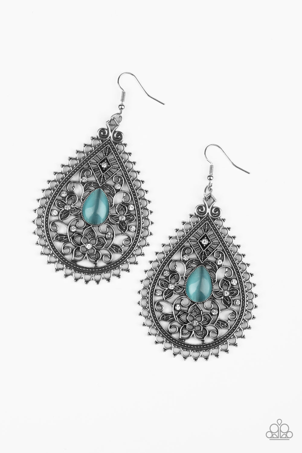 Eden Glow - blue - Paparazzi earrings