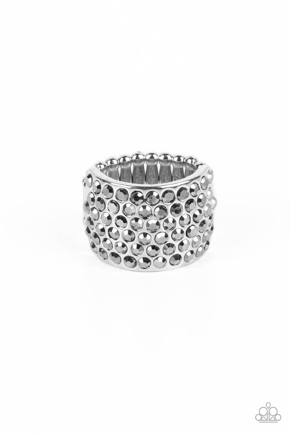 Edgy Effulgence - silver - Paparazzi ring – JewelryBlingThing