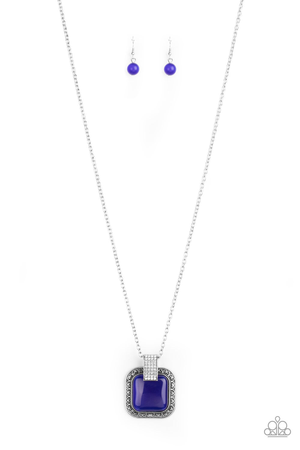 Effervescent Elegance - blue - Paparazzi necklace