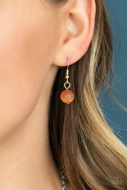 Effervescent Elegance - orange - Paparazzi necklace