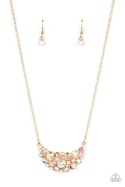 Effervescently Divine - gold - Paparazzi necklace