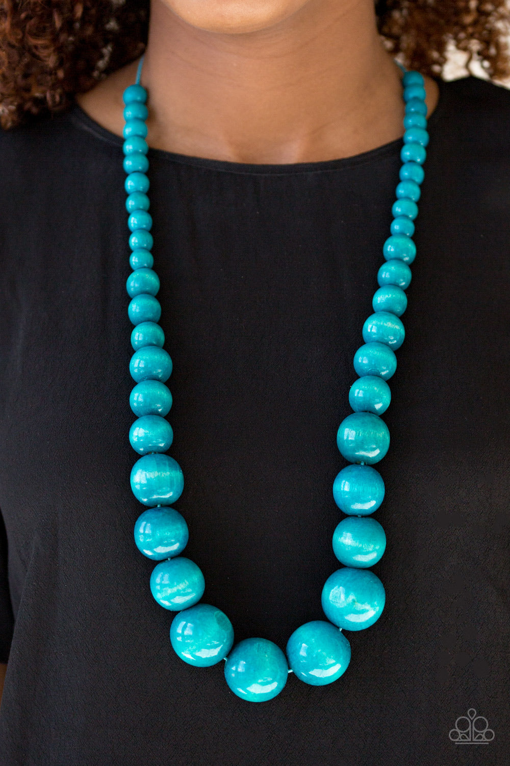 Effortlessly Everglades - blue - Paparazzi necklace