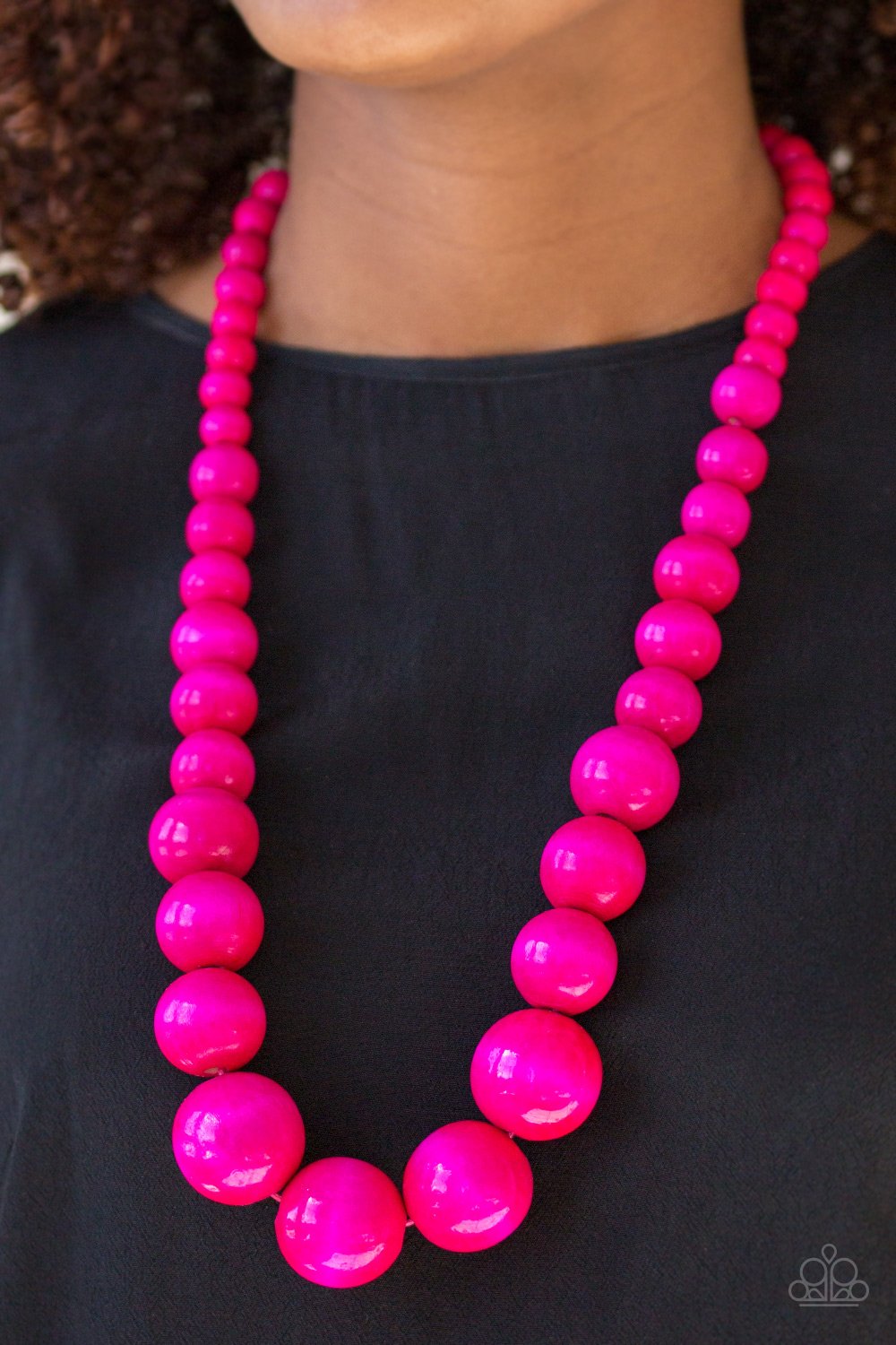 Effortlessly Everglades - pink - Paparazzi necklace
