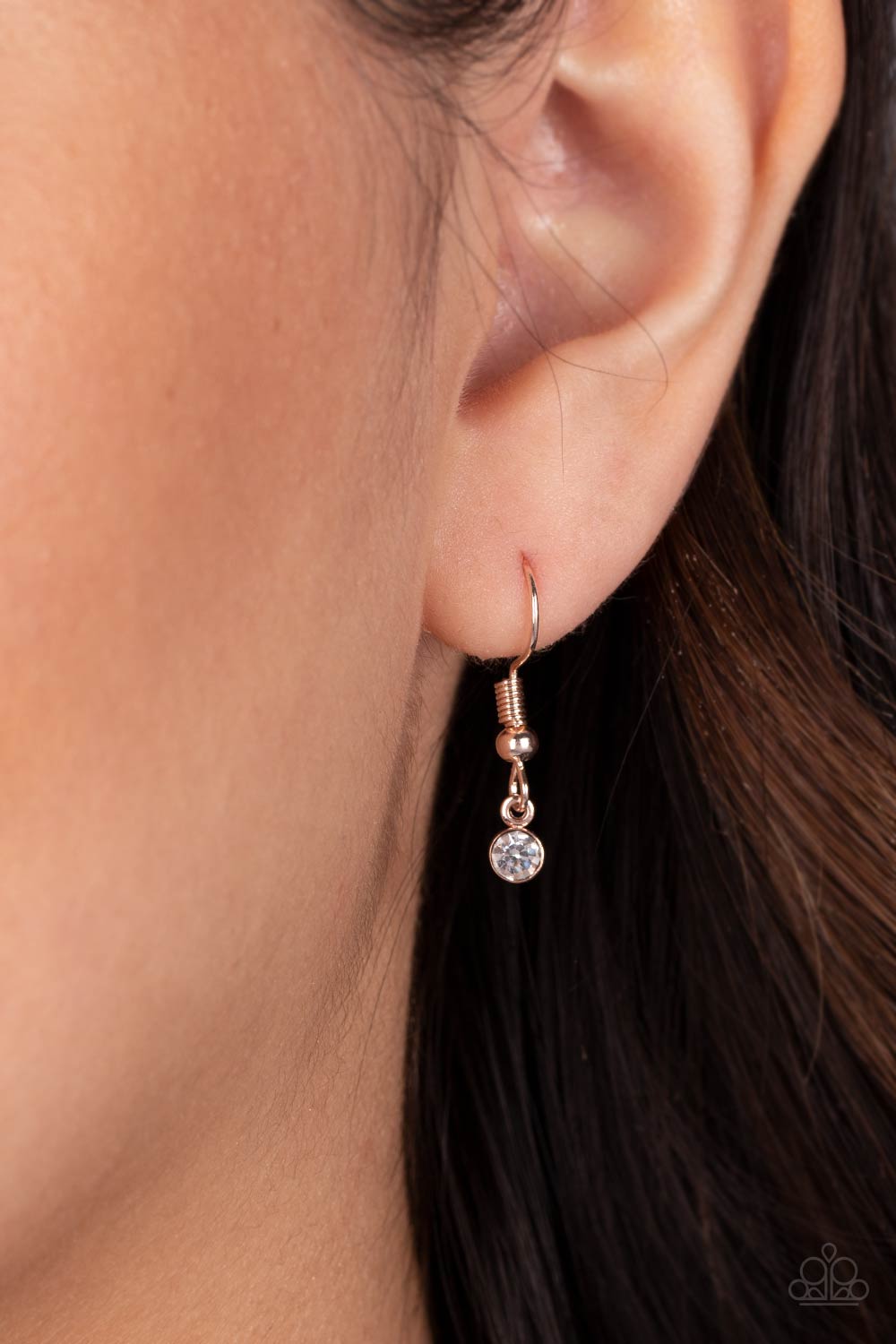 Effulgently Engaged - rose gold - Paparazzi necklace