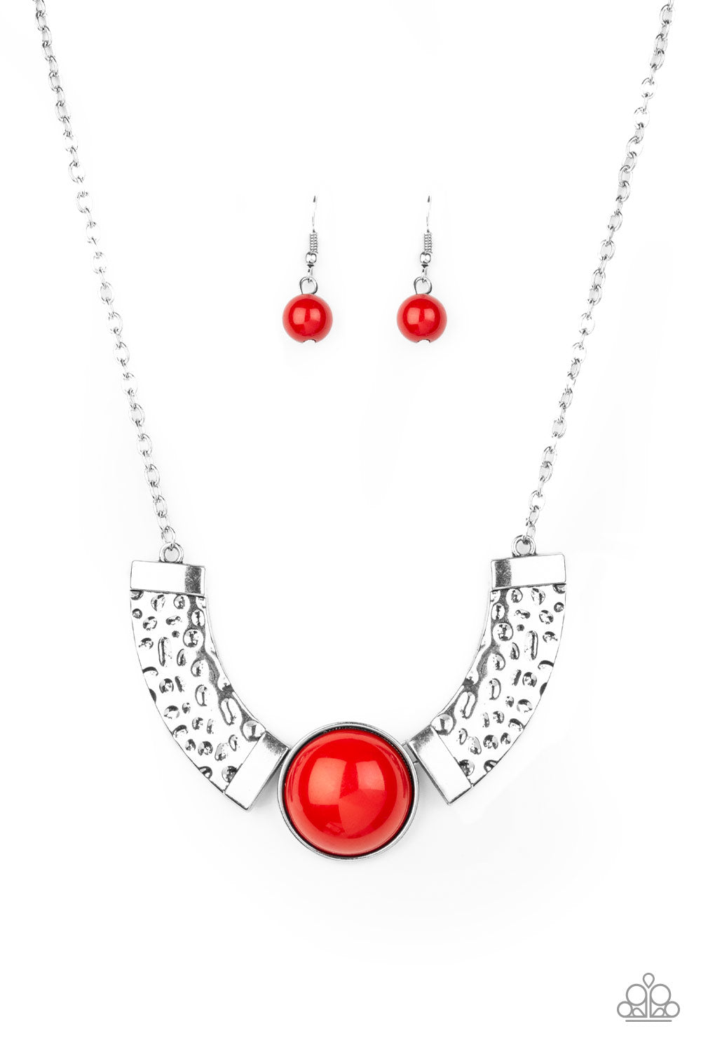 Egyptian Spell - red - Paparazzi necklace