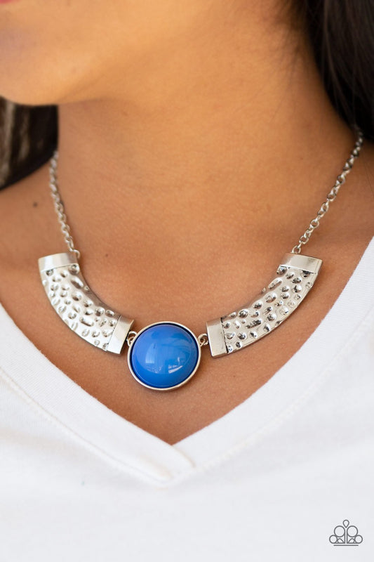 Egyptian Spell - blue - Paparazzi necklace
