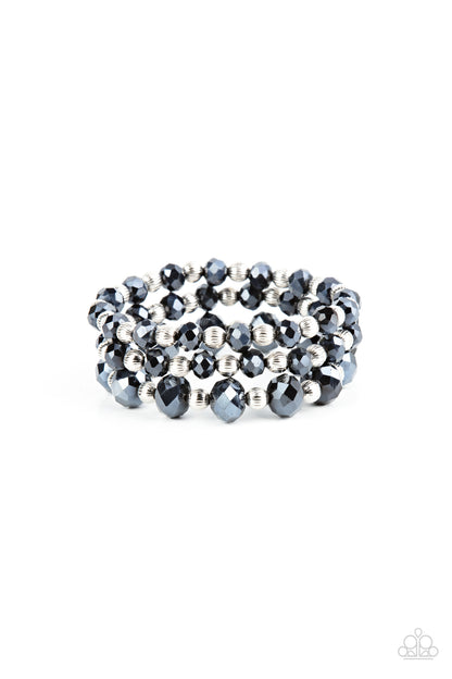 Eiffel Tower Tryst - blue - Paparazzi bracelet