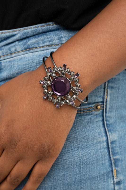 Elaborate Elegance - purple - Paparazzi bracelet