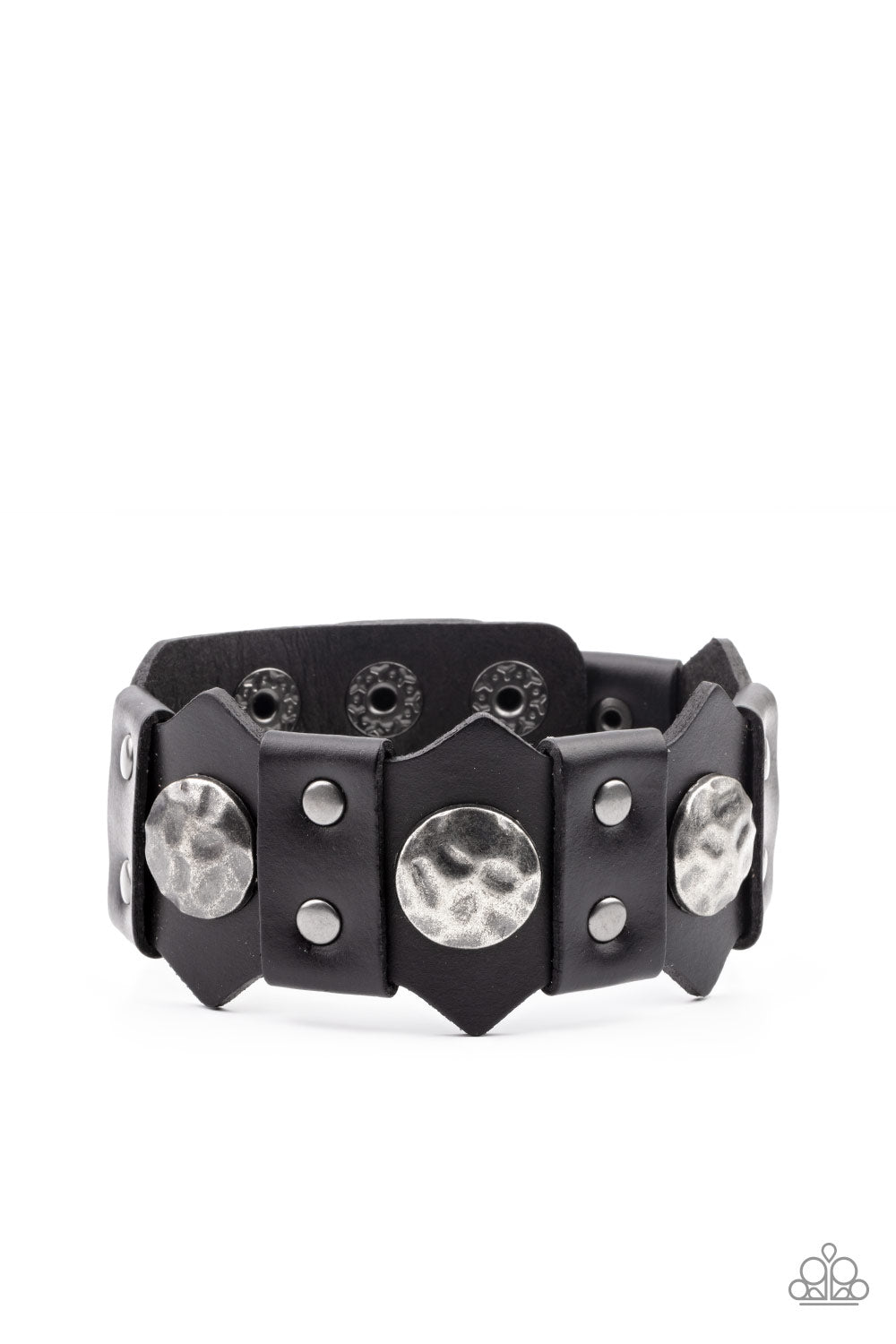 Electrified Edge - black - Paparazzi mens bracelet