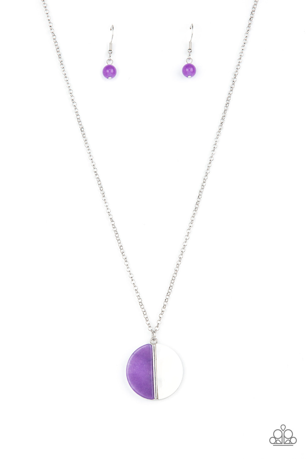 Elegantly Eclipsed - purple - Paparazzi necklace