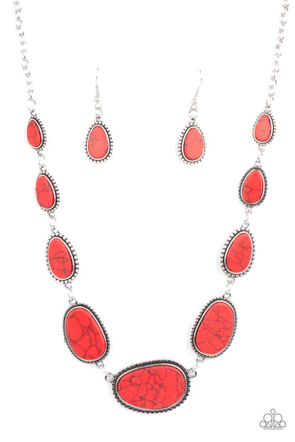 Elemental Eden - red - Paparazzi necklace