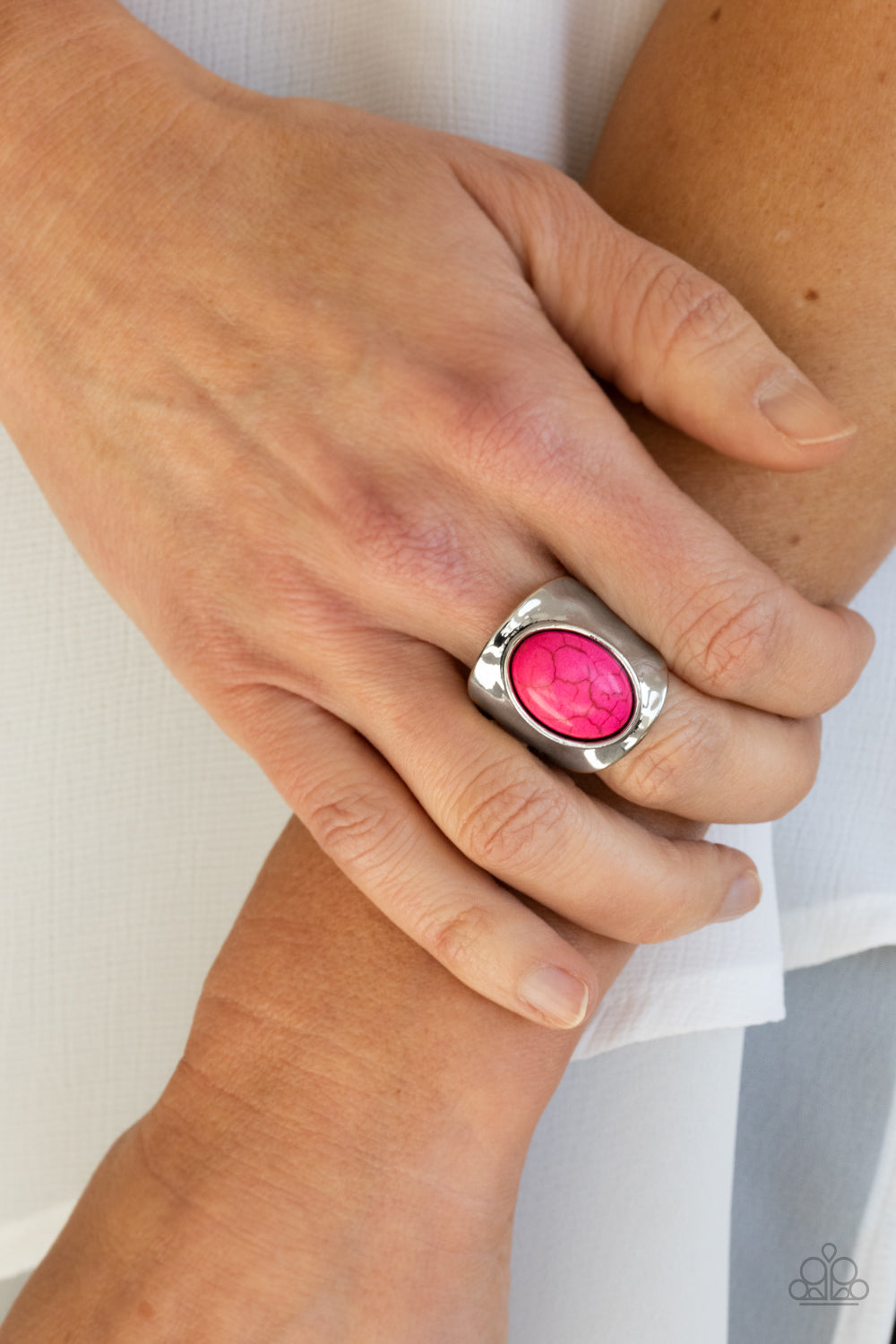 Elemental Essence - pink - Paparazzi ring