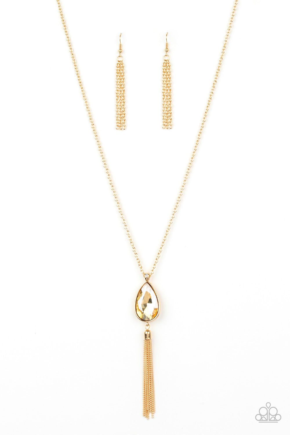Elite Shine - gold - Paparazzi necklace