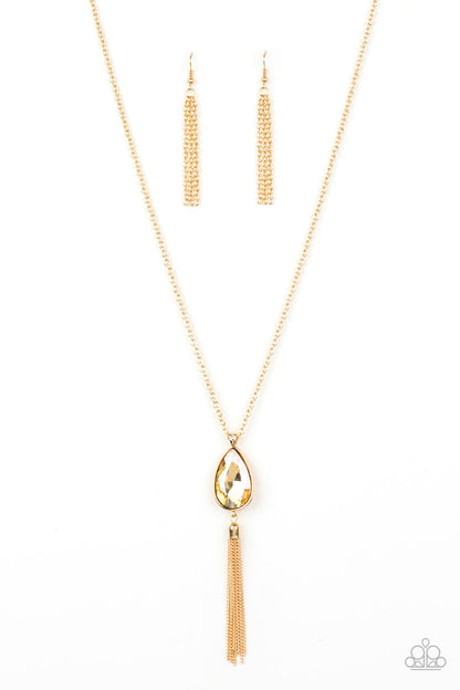 Elite Shine - gold - Paparazzi necklace