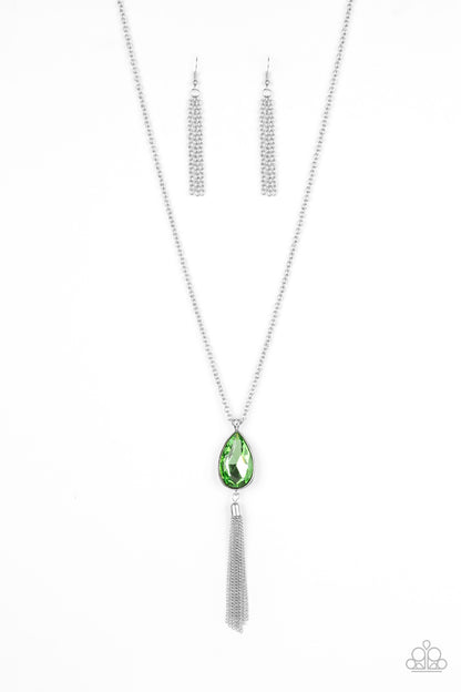 Elite Shine - green - Paparazzi necklace