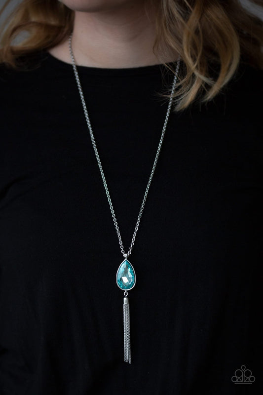 Elite Shine-blue-Paparazzi necklace