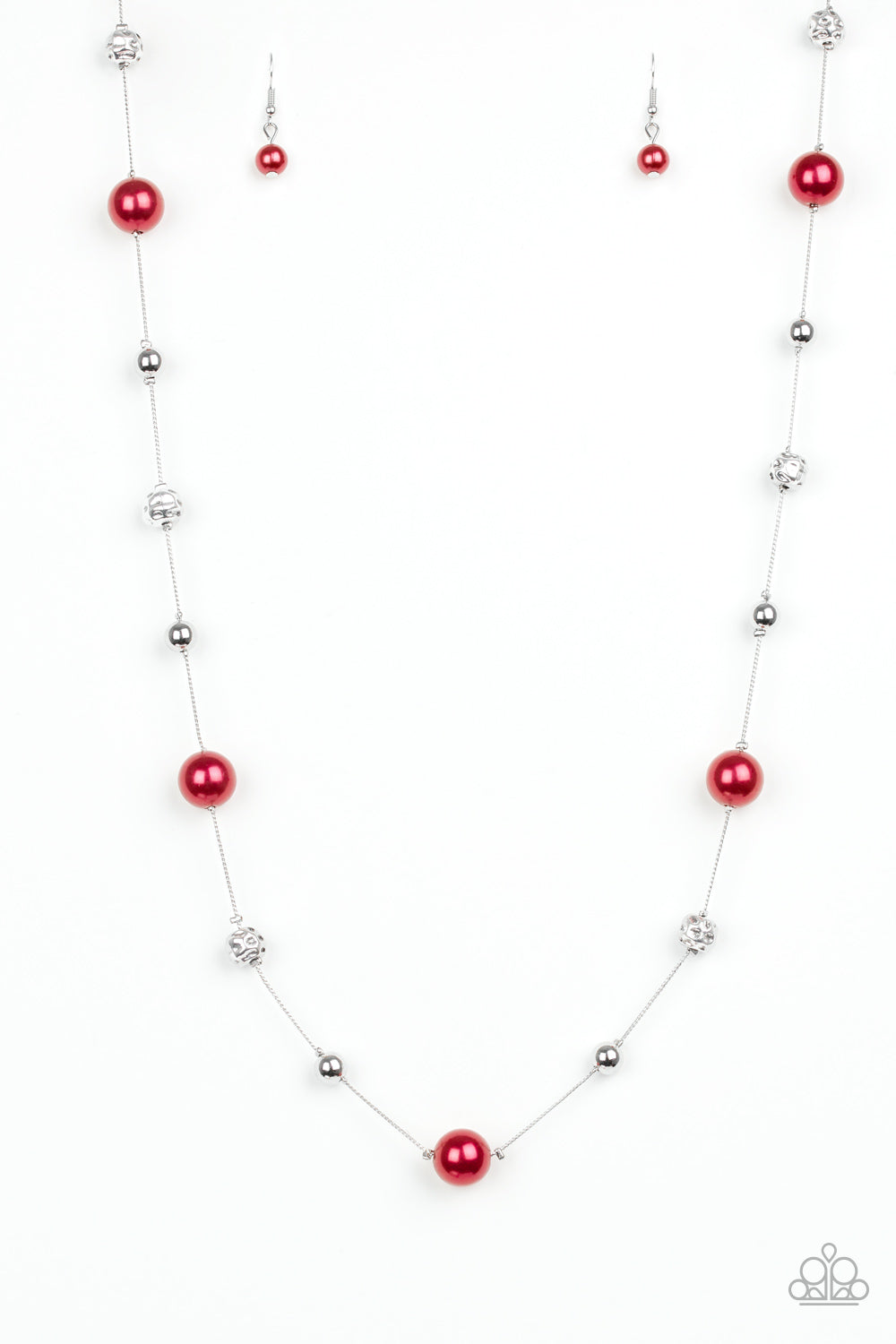 Eloquently Eloquent - red - Paparazzi necklace