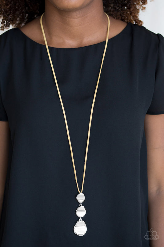 Embrace the Journey - yellow - Paparazzi necklace