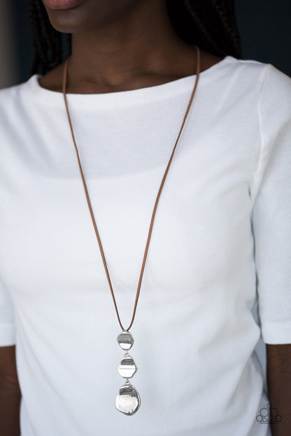 Embrace the Journey-brown-Paparazzi necklace