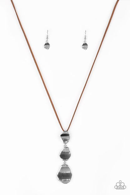 Embrace the Journey - brown - Paparazzi necklace