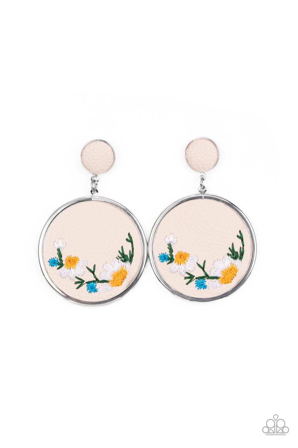 Embroidered Gardens - multi - Paparazzi earrings
