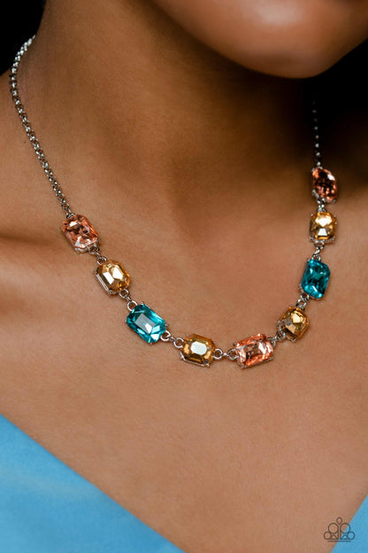 Emerald Envy - multi - Paparazzi necklace