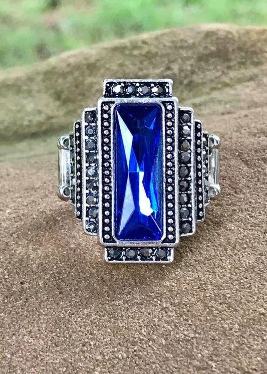 Empire - blue - Paparazzi ring