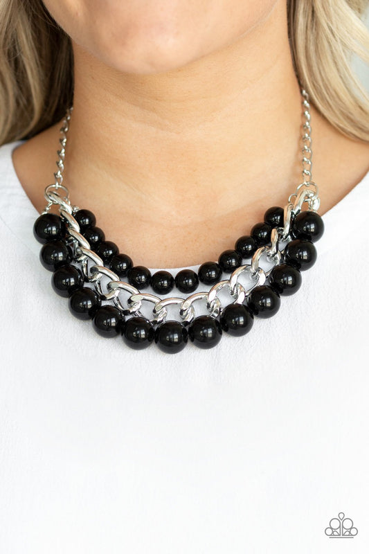 Empire State Empress - black - Paparazzi necklace