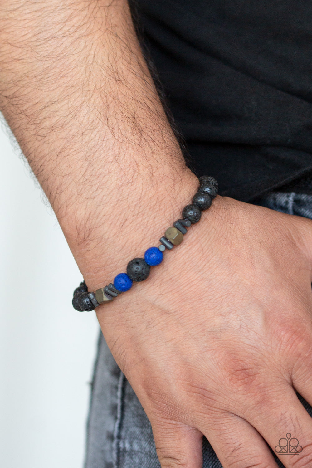 Empowered - blue - Paparazzi bracelet