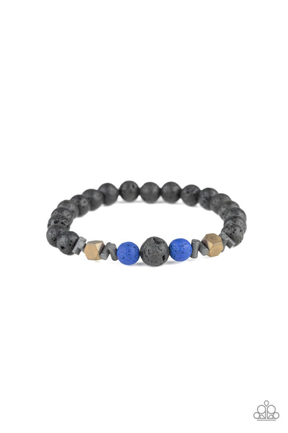 Empowered - blue - Paparazzi bracelet