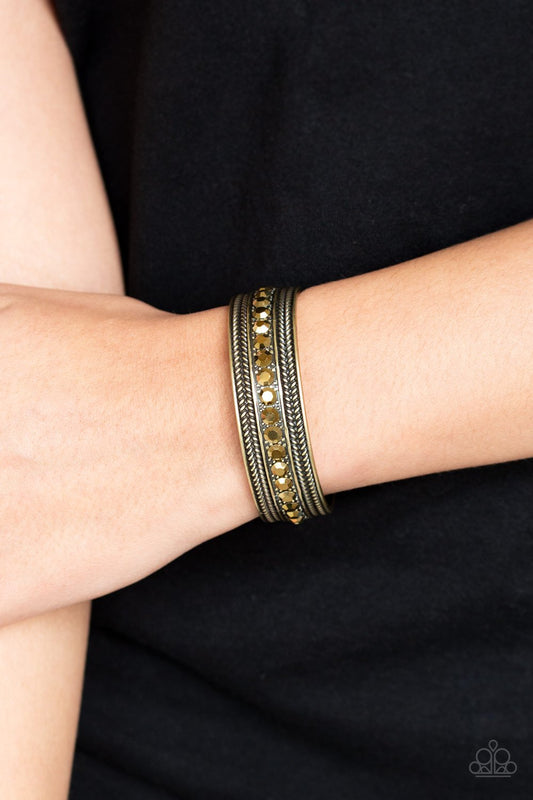 Empress Etiquette-brass-Paparazzi bracelet