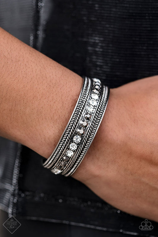 Empress Etiquette - silver - Paparazzi bracelet