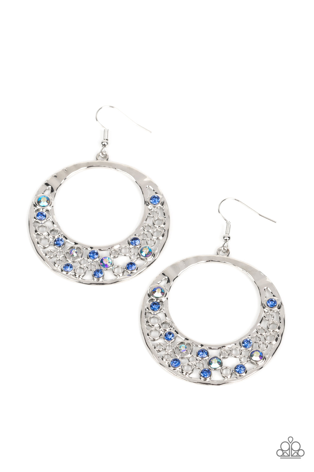 Enchanted Effervescence - blue - Paparazzi earrings