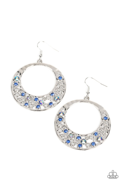 Enchanted Effervescence - blue - Paparazzi earrings