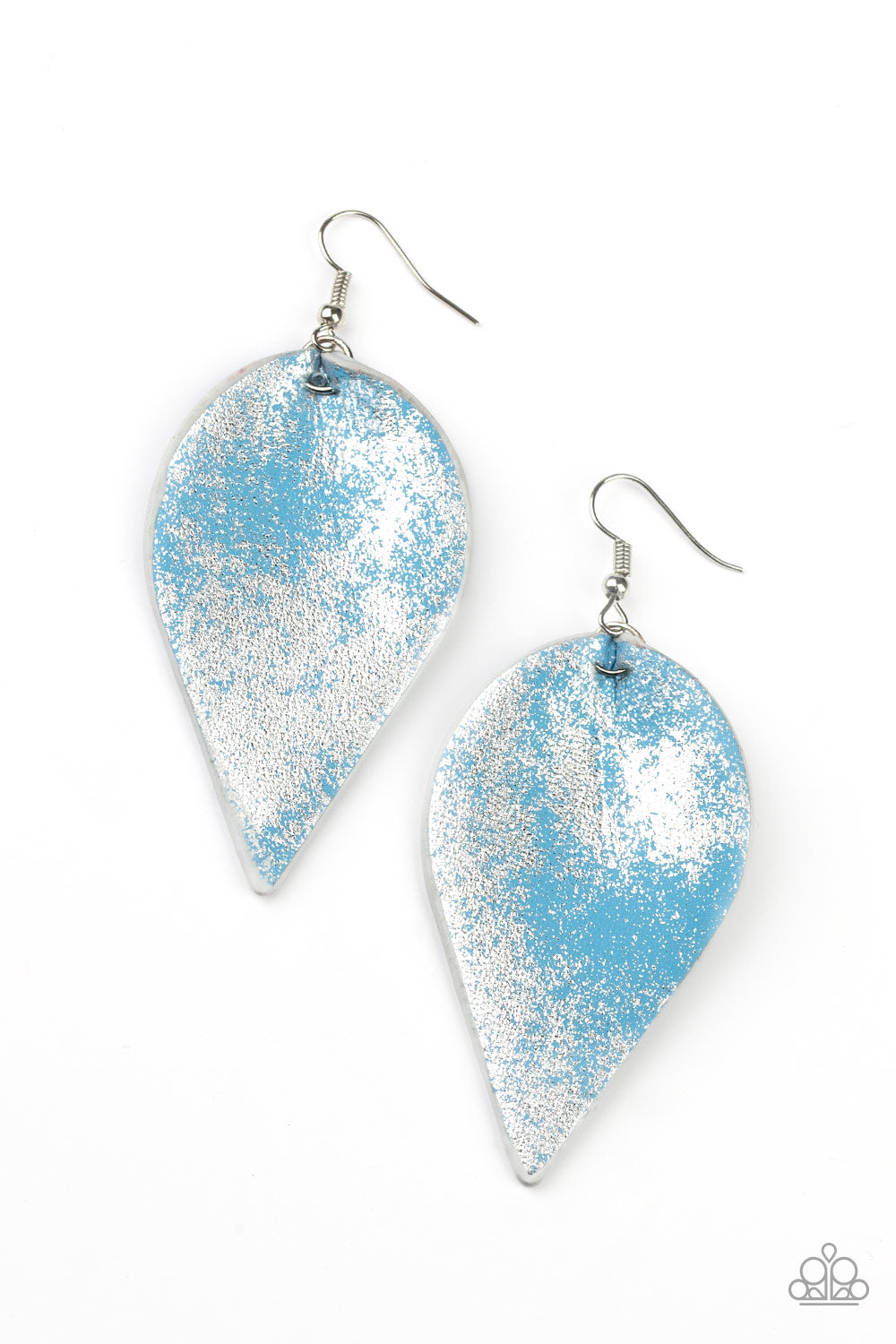 Enchanted Shimmer - blue - Paparazzi earrings