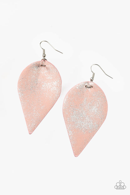 Enchanted Shimmer - pink - Paparazzi earrings