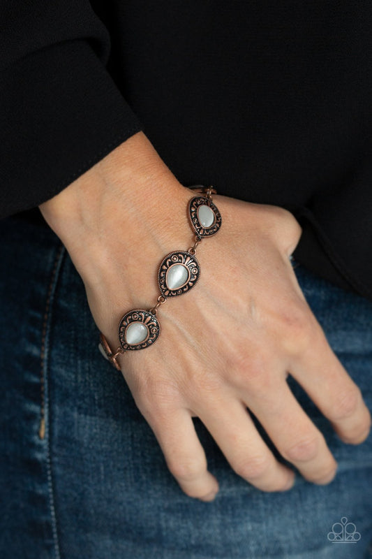 Enchantingly Ever After-copper-Paparazzi bracelet