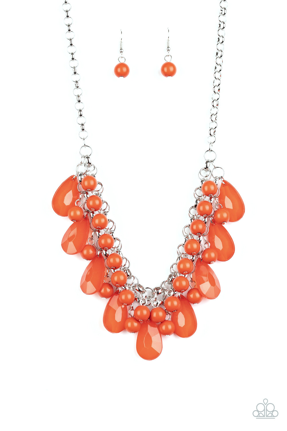 Endless Effervescence - orange - Paparazzi necklace