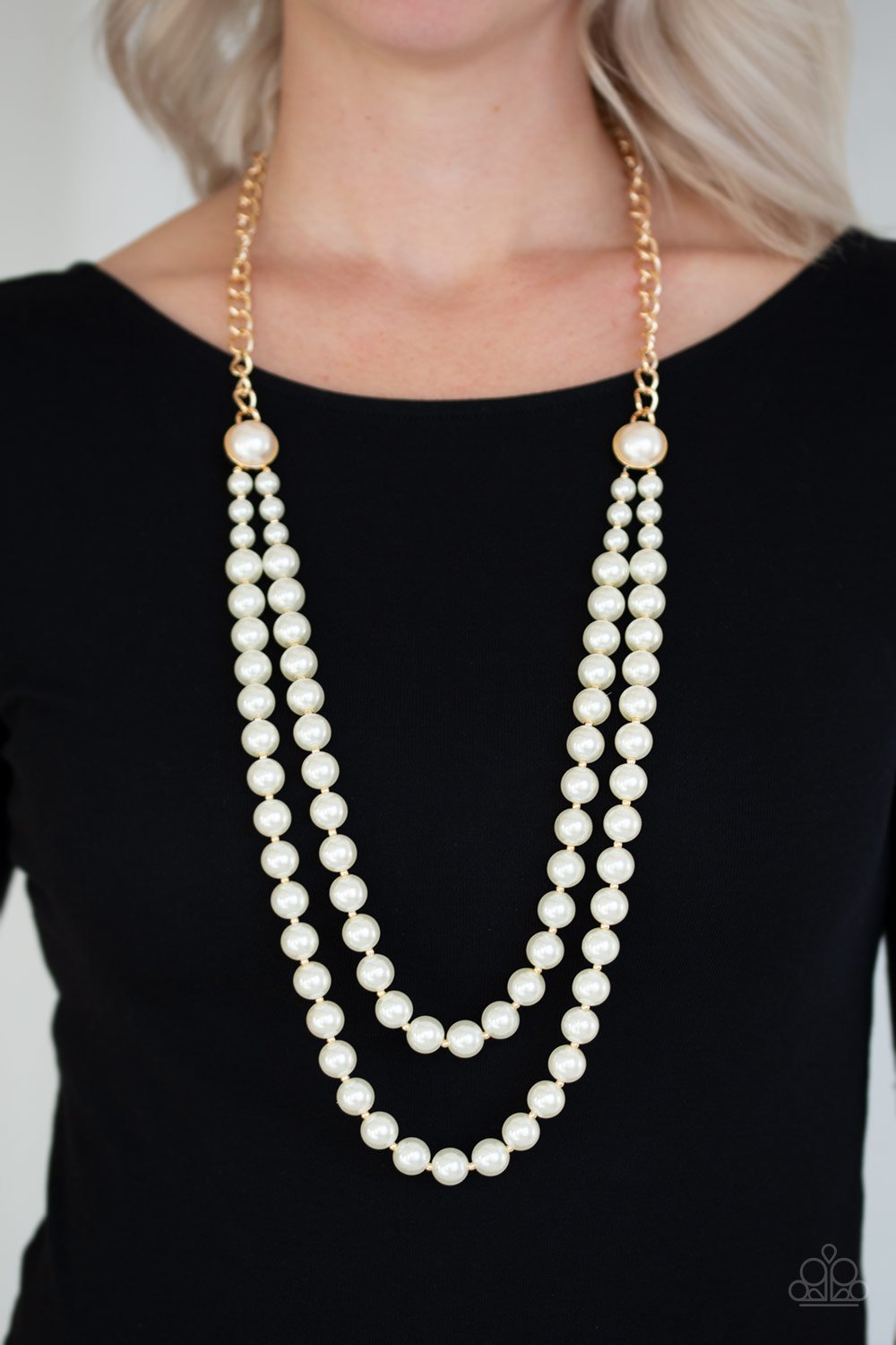 Endless Elegance-gold-Paparazzi necklace