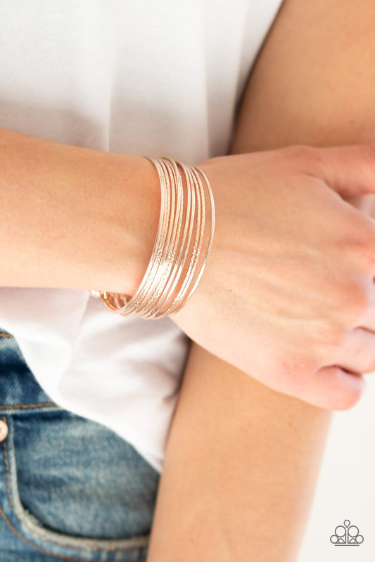 Endlessly Empress - rose gold -Paparazzi bracelet