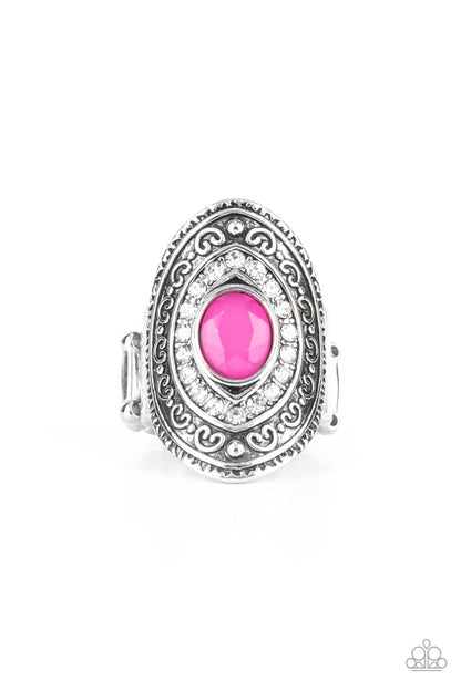 Entrancing Enchantment - pink - Paparazzi ring